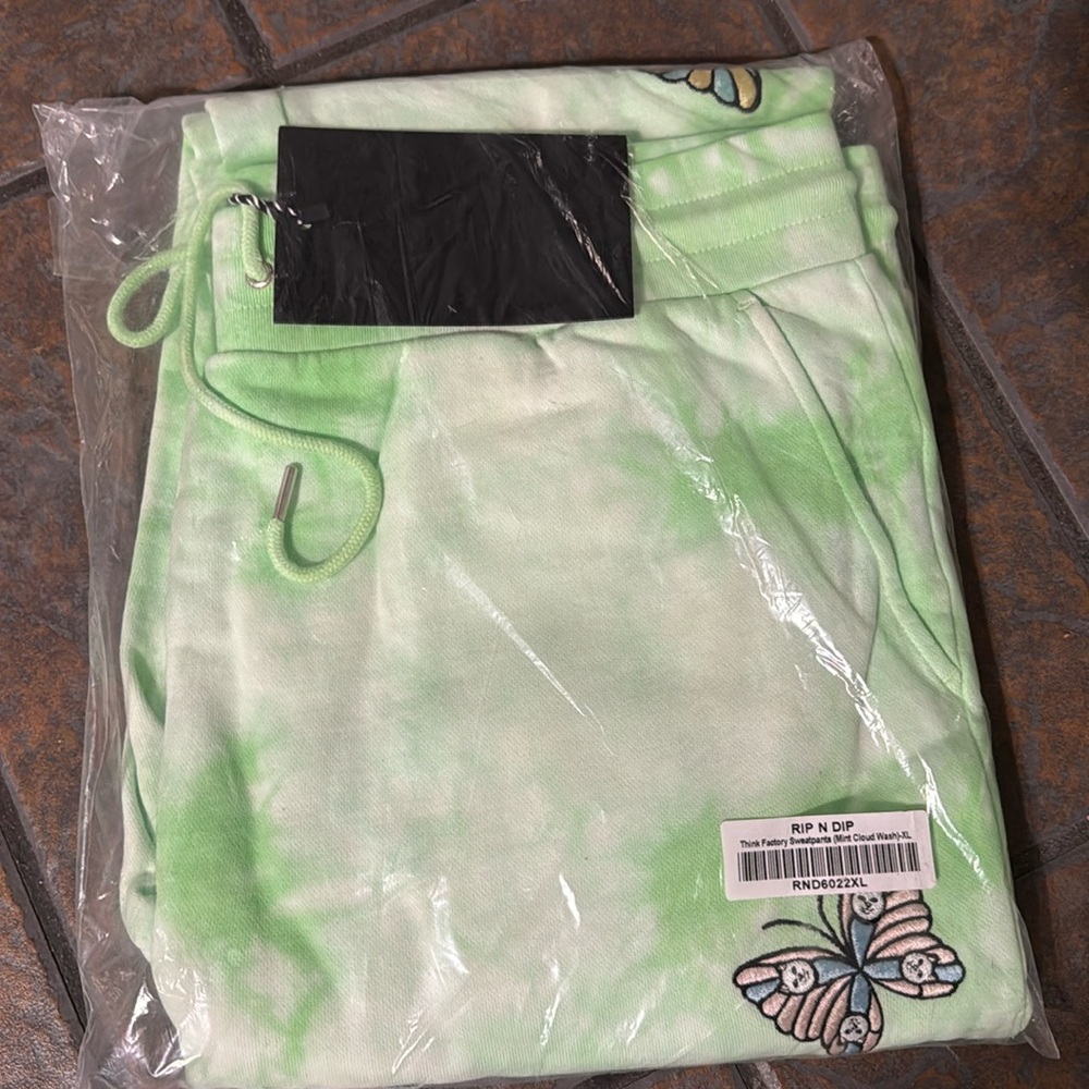 RipNDip Think Factory Mint Cloud Wash Sweatpants
